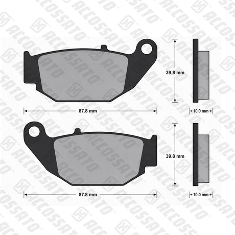 Pastiglie freno per Benelli, Honda, Suzuki marca Accossato codice AGPP181