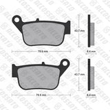 Pastiglie freno per Yamaha marca Accossato codice AGPP188