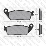 Pastiglie freno per Kymco marca Accossato codice AGPP237