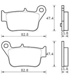 Pastiglie freno per SYM marca Accossato codice AGPP239