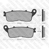 Pastiglie freno per Honda marca Accossato codice AGPP240