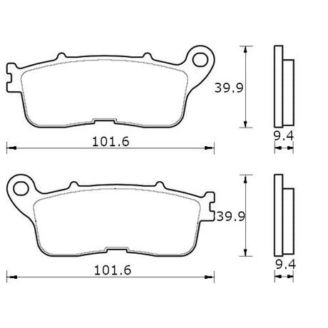 Pastiglie freno per Honda marca Accossato codice AGPP240
