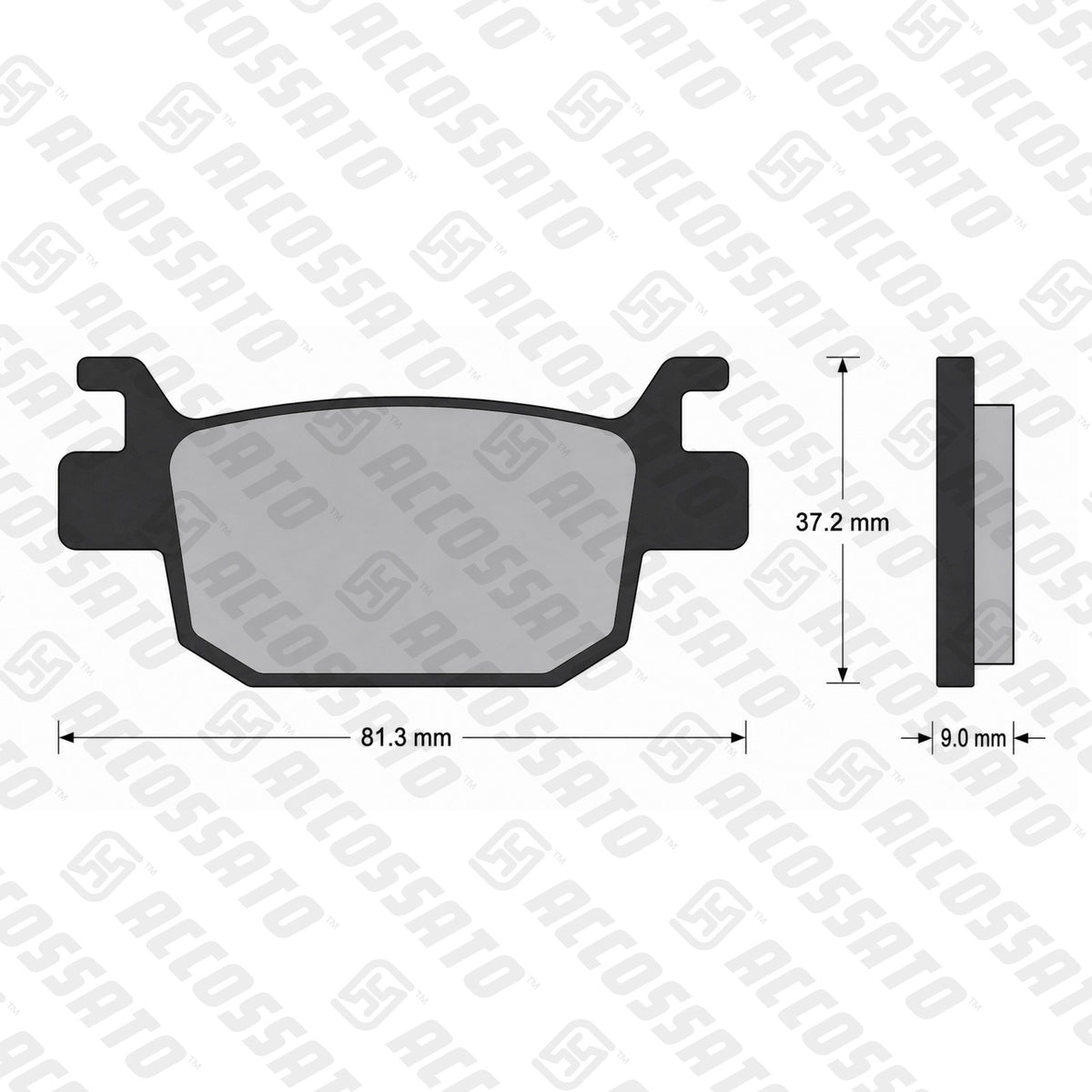 Pastiglie freno per Honda marca Accossato codice AGPP243