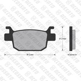 Pastiglie freno per Honda marca Accossato codice AGPP243