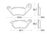 Pastiglie freno per Yamaha marca Accossato codice AGPP248