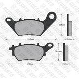 Pastiglie freno per Yamaha marca Accossato codice AGPP248