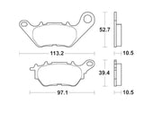 Pastiglie freno per Yamaha marca Accossato codice AGPP254