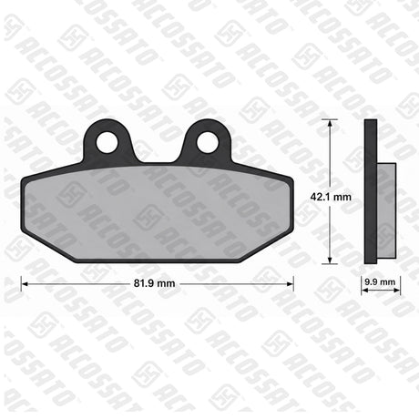 Pastiglie freno per Harley Davidson marca Accossato codice AGPP260