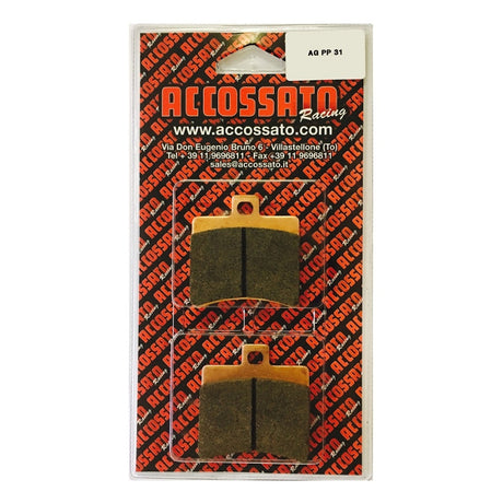 Pastiglie freno per Aprilia marca Accossato codice AGPP31