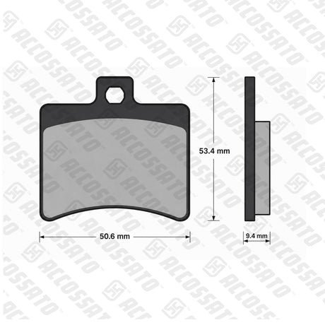 Pastiglie freno per Aprilia marca Accossato codice AGPP31