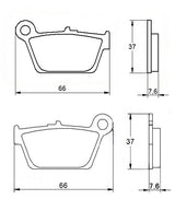 Pastiglie freno per Beta marca Accossato codice AGPP38