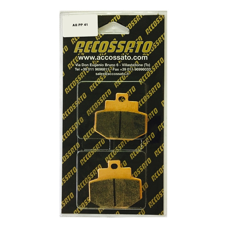 Pastiglie freno per Benelli, Piaggio marca Accossato codice AGPP41