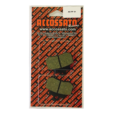 Pastiglie freno per Kymko marca Accossato codice AGPP51