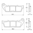Pastiglie freno per Honda marca Accossato codice AGPP55