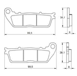 Pastiglie freno per Honda marca Accossato codice AGPP55