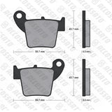 Pastiglie freno per Honda, Suzuki marca Accossato codice AGPP72