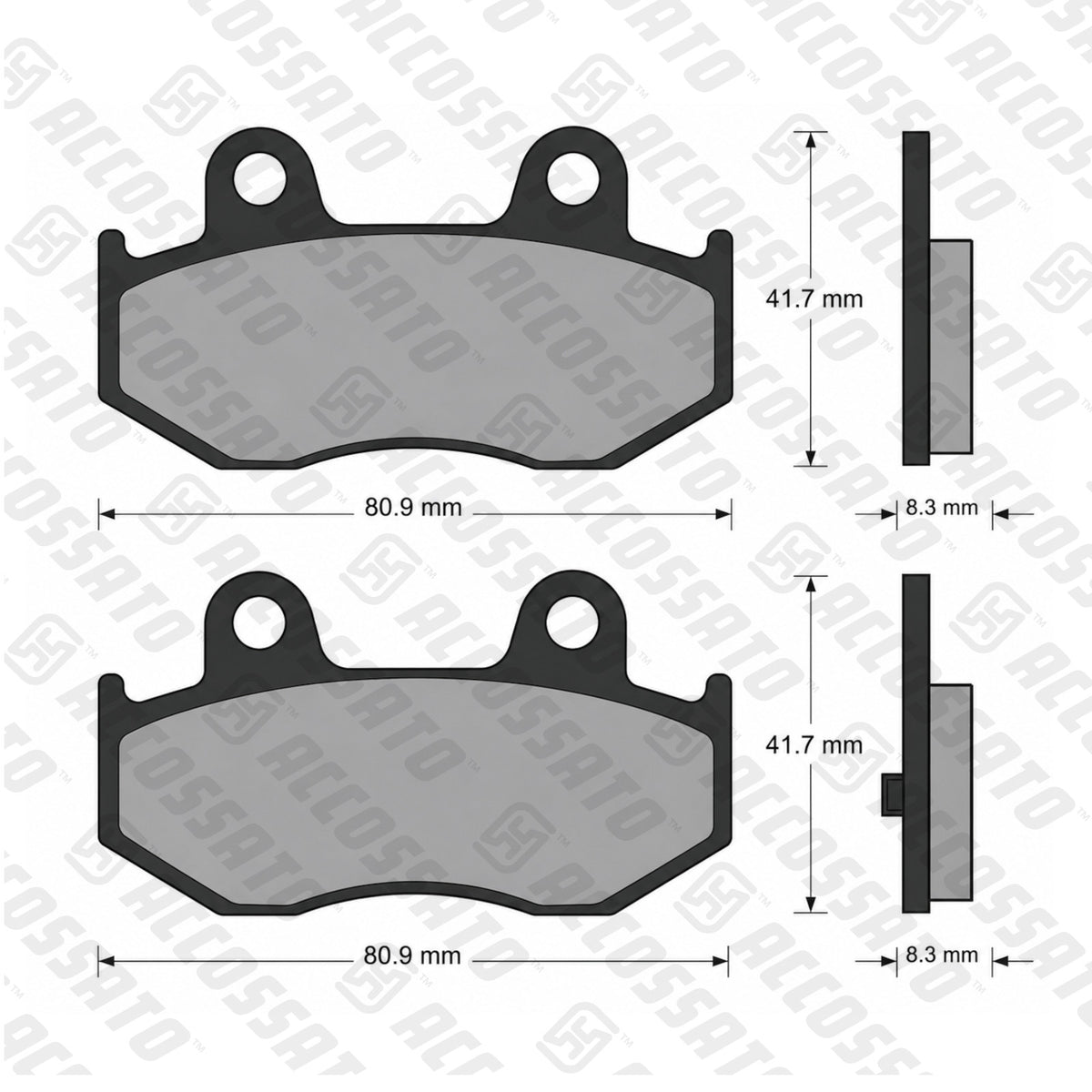 Pastiglie freno per Kawasaki, Suzuki marca Accossato codice AGPP73