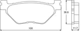 Pastiglie freno per Yamaha marca Accossato codice AGPP81