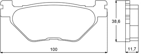 Pastiglie freno per Yamaha marca Accossato codice AGPP81