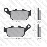 Pastiglie freno per Honda, Yamaha marca Accossato codice AGPP89