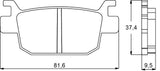 Pastiglie freno per Benelli marca Accossato codice AGPP95