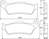 Pastiglie freno per BMW marca Accossato codice AGPP97