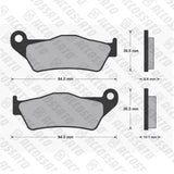 Pastiglie freno per BMW marca Accossato codice AGPP97