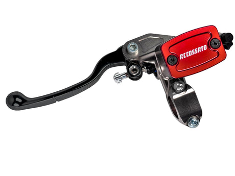 Pompa Frizione Assiale Accossato Con Vaschetta Integrata, pistone 10.5 mm, per Moto Offroad, Scooter e Pitbike