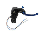 Pompa Freno Ready To Brake Accossato PRS 16x17-18-19 Con Leva Snodata Colorata (Pomello+Leva) - Opzioni leva: RST, Supporto specchio: - N/A, Vaschetta in Alluminio Integrata: - N/A