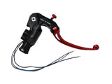 Pompa Freno Ready To Brake Accossato PRS 16x17-18-19 Con Leva Snodata Colorata (Pomello+Leva) - Opzioni leva: RST, Supporto specchio: - N/A, Vaschetta in Alluminio Integrata: - N/A