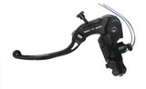 Pompa Frizione Ready To Brake Accossato 16x16 Con Leva Snodata Colorata (Pomello+Leva) - Supporto specchio: - N/A, Vaschetta in Alluminio Integrata: - N/A