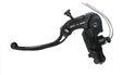 Pompa Frizione Ready To Brake Accossato 16x16 Con Leva Snodata Colorata (Pomello+Leva) - Supporto specchio: - N/A, Vaschetta in Alluminio Integrata: - N/A