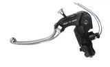 Pompa Frizione Ready To Brake Accossato 16x16 Con Leva Snodata Colorata (Pomello+Leva) - Supporto specchio: - N/A, Vaschetta in Alluminio Integrata: - N/A