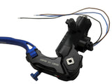Pompa Freno Ready To Brake Accossato PRS 17x17-18-19 Con Leva Snodata Colorata (Pomello+Leva) - Opzioni leva: RST, Supporto specchio: - N/A, Vaschetta in Alluminio Integrata: - N/A