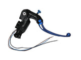 Pompa Freno Ready To Brake Accossato PRS 17x17-18-19 Con Leva Snodata Colorata (Pomello+Leva) - Opzioni leva: RST, Supporto specchio: M10, Vaschetta in Alluminio Integrata: - N/A