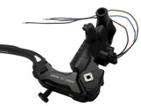 Pompa Freno Ready To Brake Accossato PRS 17x17-18-19 Con Leva Snodata Colorata (Pomello+Leva) - Opzioni leva: RST, Supporto specchio: M10, Vaschetta in Alluminio Integrata: - N/A