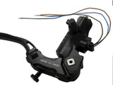 Pompa Freno Ready To Brake Accossato PRS 17x17-18-19 Con Leva Snodata Colorata (Pomello+Leva) - Opzioni leva: RST, Supporto specchio: - N/A, Vaschetta in Alluminio Integrata: - N/A