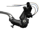 Pompa Freno Ready To Brake Accossato PRS 17x17-18-19 Con Leva Snodata Colorata (Pomello+Leva) - Opzioni leva: RST, Supporto specchio: M10, Vaschetta in Alluminio Integrata: - N/A