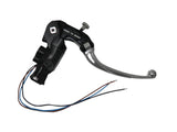 Pompa Freno Ready To Brake Accossato PRS 17x17-18-19 Con Leva Snodata Colorata (Pomello+Leva) - Opzioni leva: RST, Supporto specchio: - N/A, Vaschetta in Alluminio Integrata: - N/A