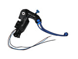Pompa Freno Ready To Brake Accossato PRS 15x17-18-19 Con Leva Snodata Colorata (Pomello+Leva) - Opzioni leva: RST, Supporto specchio: M10, Vaschetta in Alluminio Integrata: - N/A