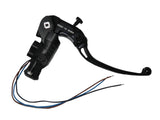 Pompa Freno Ready To Brake Accossato PRS 15x17-18-19 Con Leva Snodata Colorata (Pomello+Leva) - Opzioni leva: RST, Supporto specchio: - N/A, Vaschetta in Alluminio Integrata: - N/A