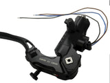 Pompa Freno Ready To Brake Accossato PRS 15x17-18-19 Con Leva Snodata Colorata (Pomello+Leva) - Opzioni leva: RST, Supporto specchio: - N/A, Vaschetta in Alluminio Integrata: - N/A
