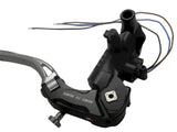 Pompa Freno Ready To Brake Accossato PRS 15x17-18-19 Con Leva Snodata Colorata (Pomello+Leva) - Opzioni leva: RST, Supporto specchio: M10, Vaschetta in Alluminio Integrata: - N/A