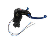 Pompa Freno Ready To Brake Accossato PRS 19x17-18-19 Con Leva Snodata Colorata (Pomello+Leva)  Per Manubri da 1 pollice - Opzioni leva: RST, Supporto specchio: - N/A, Vaschetta in Alluminio Integrata: - N/A