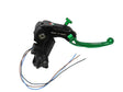 Pompa Freno Ready To Brake Accossato PRS 19x17-18-19 Con Leva Snodata Colorata (Pomello+Leva)  Per Manubri da 1 pollice - Opzioni leva: RST, Supporto specchio: - N/A, Vaschetta in Alluminio Integrata: - N/A