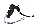 Pompa Freno Ready To Brake Accossato PRS 19x17-18-19 Con Leva Snodata Colorata (Pomello+Leva)  Per Manubri da 1 pollice - Opzioni leva: RST, Supporto specchio: M10, Vaschetta in Alluminio Integrata: - N/A