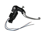 Pompa Freno Ready To Brake Accossato PRS 19x17-18-19 Con Leva Snodata Colorata (Pomello+Leva)  Per Manubri da 1 pollice - Opzioni leva: RST, Supporto specchio: M8, Vaschetta in Alluminio Integrata: - N/A