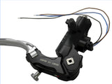 Pompa Freno Ready To Brake Accossato PRS 19x17-18-19 Con Leva Snodata Colorata (Pomello+Leva)  Per Manubri da 1 pollice - Opzioni leva: RST, Supporto specchio: - N/A, Vaschetta in Alluminio Integrata: - N/A