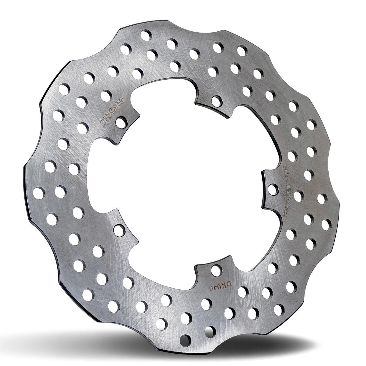 Accossato Fixed Brake Disc Made of Steel for VESPA LX/S/PRIMAVERA, PIAGGIO FLY/SFERA/ZIP Motorcycles