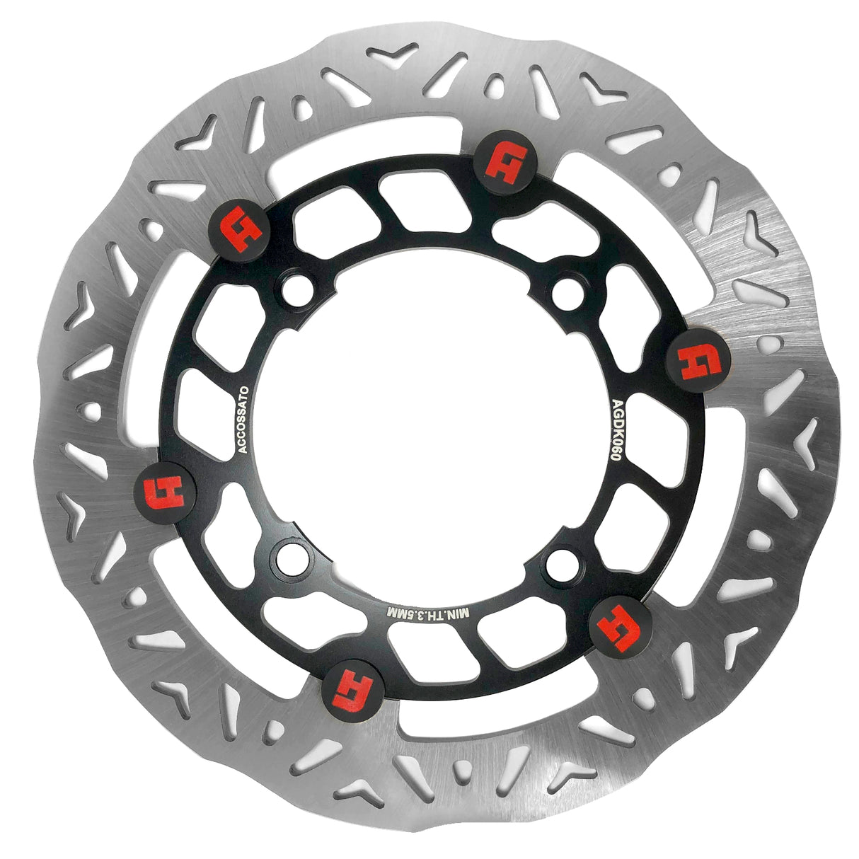 Disco Freno Flottante Anteriore Accossato Linea Elite Per Moto